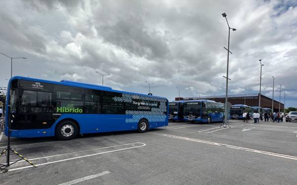 La adquisición de los microbuses y autobuses es el resultado de un acuerdo de compra firmado en Managua entre la empresa Yutong. Foto cortesía
