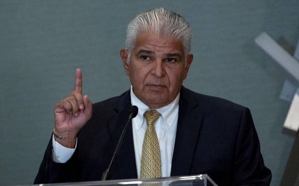 <i>El presidente de Panamá, José Raúl Mulino ya rechazó el pronunciamiento de PPC insistiendo en que Panamá es un Estado de Derecho y respeta las decisiones del Órgano Judicial. Foto de EFE</i>