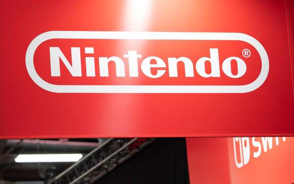 <i>Fotografía de archivo en donde se ve el logo de Nintendo. EFE/IAN LANGSDON</i>