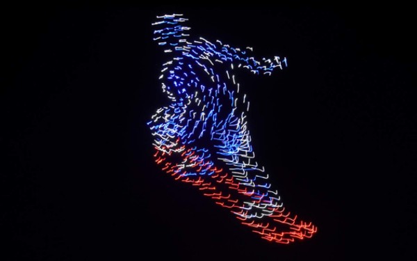 Los drones de Intel vuelven a romper su récord