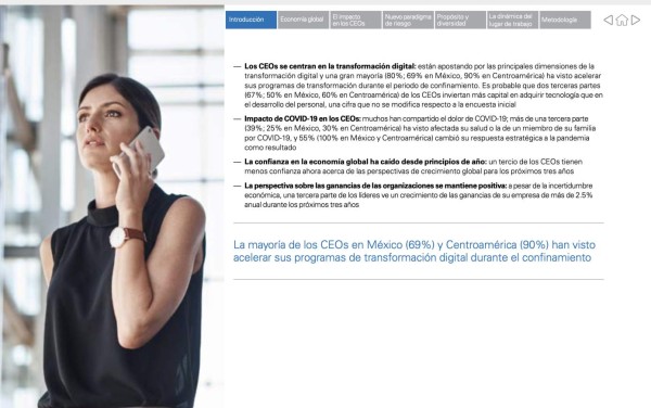 Pandemia de COVID-19 provoca un replanteamiento de las prioridades y desafíos de los CEOs