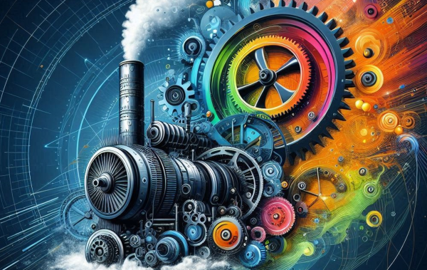 <i>En una empresa, cuando marketing y operaciones vibran con la misma energía (cuando están realmente alineadas) y finanzas está en equilibrio (a la misma temperatura) con una de estas, inevitablemente se alinean todas entre sí. El resultado es una empresa que funciona. Foto de IA MICROSOFT DESIGNER</i>