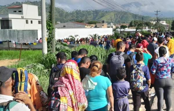 Paso de migrantes por Centroamérica continúa rompiendo récords