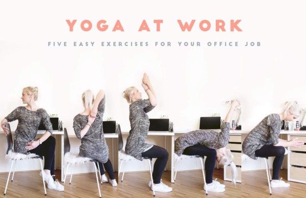 Seis ejercicios prácticos de yoga para relajarse en la oficina