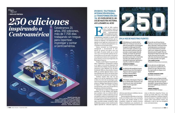 Estrategia y Negocios. Portada 250
