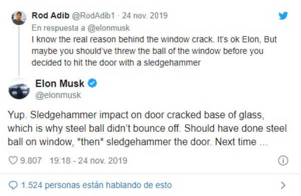 ¿Por qué se rompieron las ventanas del Tesla Cybertruck?