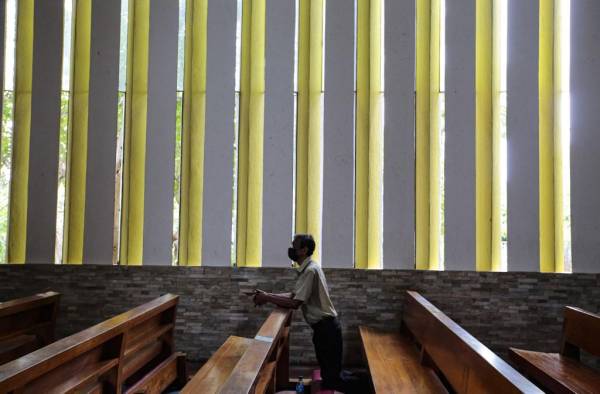 <i> Metropolitan Cathedral in Managua OSWALDO RIVAS / AFP</i>