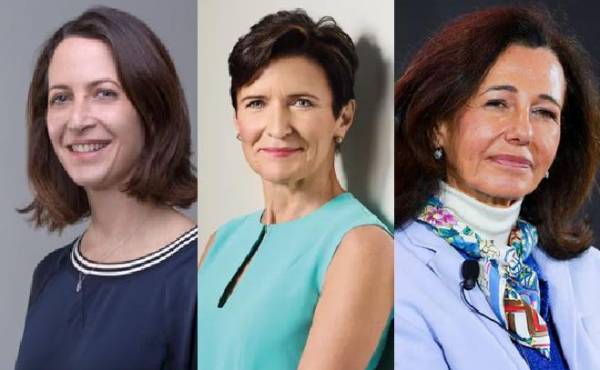 De izquierda a derecha: Anasofía Sánchez Juárez (Waze); Jane Fraser (Citigroup) y Ana Cristina Botín (Santander). Fotos: Archivo