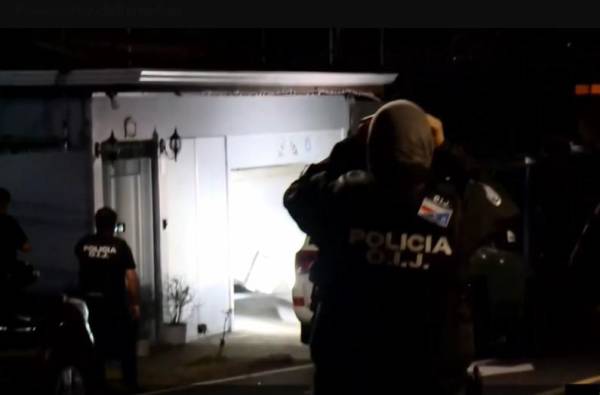 Unos 100 detenidos en Costa Rica durante operativo contra crimen organizado