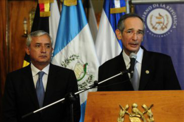 Colom y Pérez definen pasos de transición gubernamental