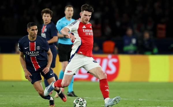 <i>Sólo el Real Madrid y el Manchester City superan el valor de mercado de las plantillas de Arsenal y París Saint Germain, enfrentadas en una final de la Liga de Campeones de 2.321 millones. EFE/EPA/MOHAMMED BADRA</i>
