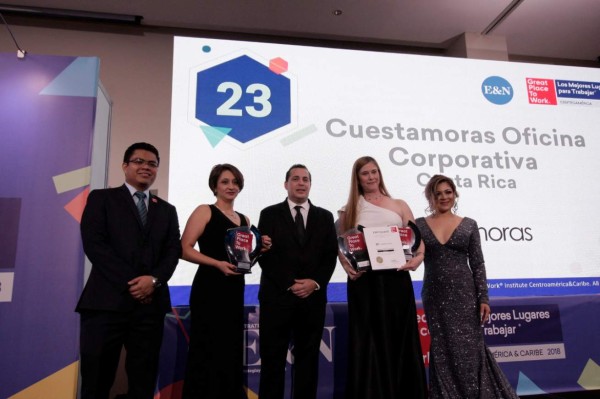 Los Mejores Lugares para Trabajar en Centroamérica 2018: de 20 hasta 100 colaboradores