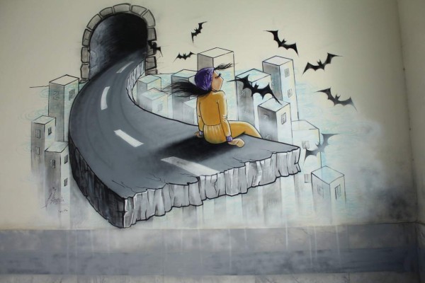 FOTOGALERÍA: Shamsia Hassani, la grafitera que da voz a las mujeres afganas