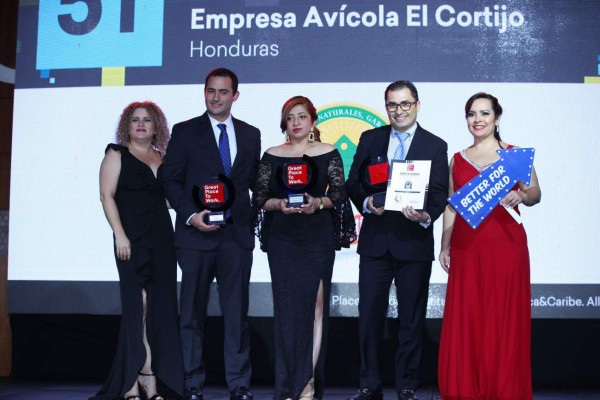 FOTOGALERÍA: Así se vivió la gala de Los Mejores Lugares para Trabajar en Centroamérica y Caribe 2019