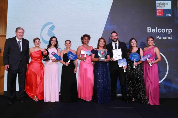 FOTOGALERÍA: Así se vivió la gala de Los Mejores Lugares para Trabajar en Centroamérica 2020