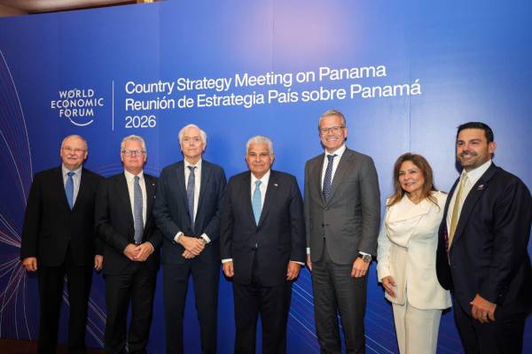 <i>Según el presidente panameño, José Raúl Mulino, Panamá se erige en el centro de las Américas como una respuesta inequívoca para los líderes corporativos y los Gobiernos del mundo. Foto de cortesía</i>