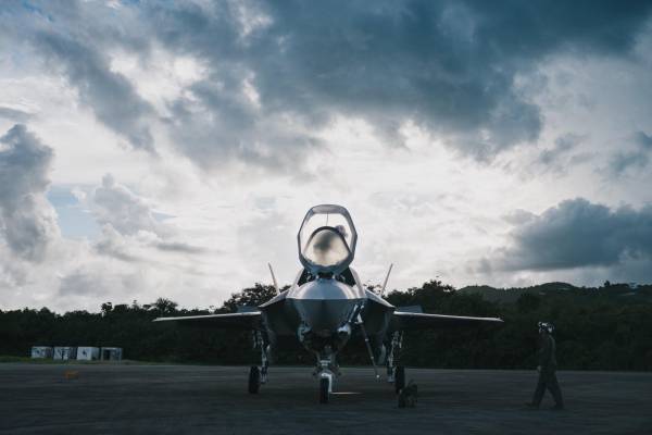 Los cazas F-35B Lightning II del Escuadrón de Ataque de la Infantería de Marina 225 ya se encuentran en Puerto Rico. Foto de cortesía