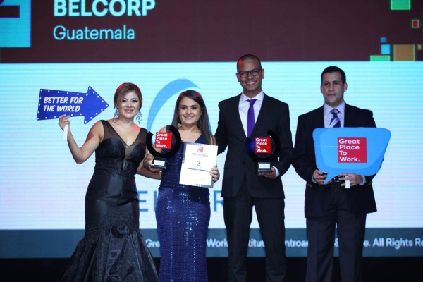 FOTOGALERÍA: Así se vivió la gala de Los Mejores Lugares para Trabajar en Centroamérica y Caribe 2019