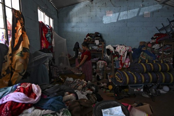 Campur, aldea que los huracanes convirtieron en laguna en Guatemala