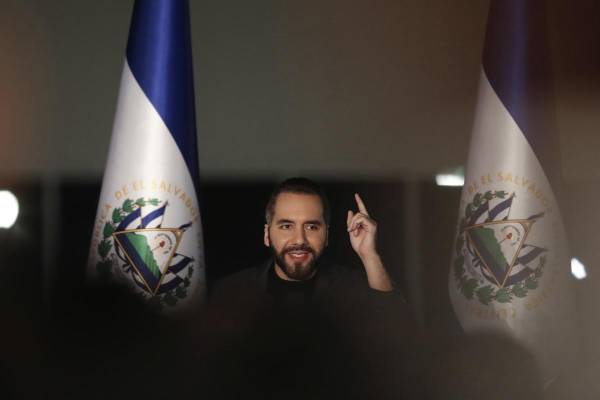<i>Fotografía del presidente de El Salvador, Nayib Bukele. EFE/ Rodrigo Sura</i>