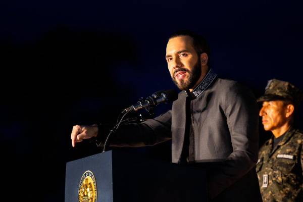 <i>El Gobierno del presidente Nayib Bukele implementa desde finales de marzo de 2022 el régimen de excepción como una medida contra las pandillas. Foto de archivo</i>