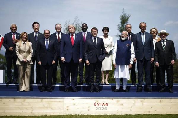 La cumbre del G7, que se celebra hasta mañana, se celebra en Évian, Francia. (Foto: EFE)