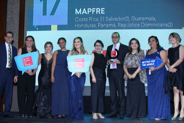 FOTOGALERÍA: Así se vivió la gala de Los Mejores Lugares para Trabajar en Centroamérica y Caribe 2019