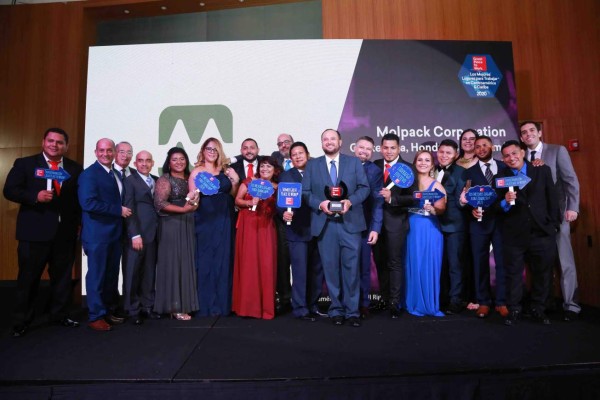 FOTOGALERÍA: Así se vivió la gala de Los Mejores Lugares para Trabajar en Centroamérica 2020