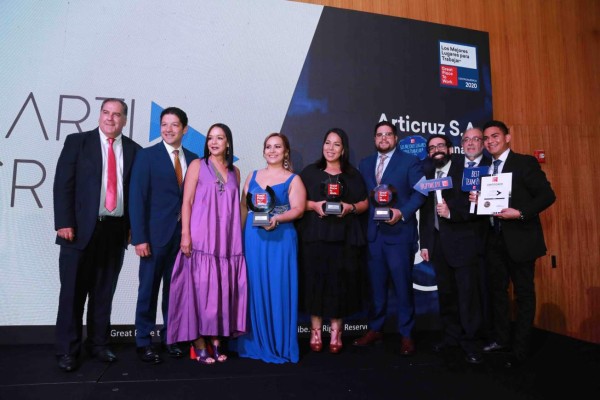 FOTOGALERÍA: Así se vivió la gala de Los Mejores Lugares para Trabajar en Centroamérica 2020