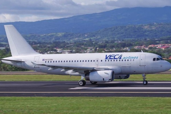 Veca inicia vuelos regulares a Costa Rica