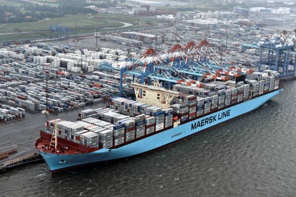 <i>Maersk, una de las mayores compañías de transporte de contenedores del mundo, ha explicado que la decisión se mantendrá hasta nuevo aviso. Foto de cortesía</i>