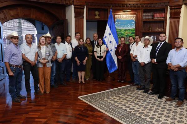<i>Durante el encuentro con el presidente de Honduras, Nasry Asfura, se abordaron las necesidades prioritarias de los municipios hondureños. Foto de cortesía</i>