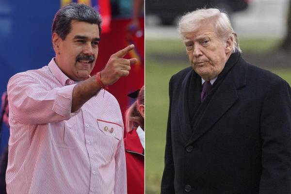 Combo de fotografías que muestra al presidente de Venezuela, Nicolás Maduro (i), y al presidente de Estados Unidos, Donald Trump. EFE/ Miguel Gutiérrez/ Shawn Thew /ARCHIVO