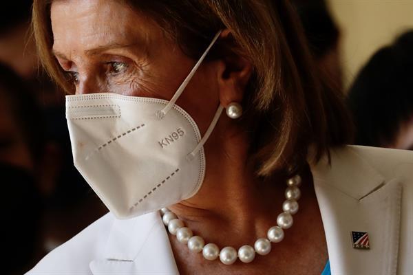 La presidenta de la Cámara de Representantes de EE.UU., Nancy Pelosi. EFE/RITCHIE B. TONGO