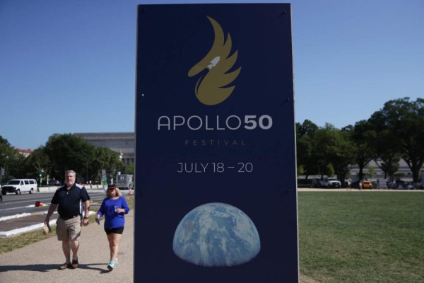 Estados Unidos celebra 50 años de la llegada a la Luna