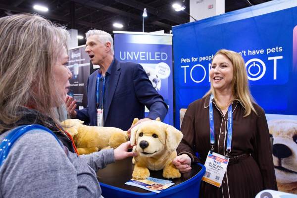 <i>Los pequeños robots de compañía acapararon la atención de los asistentes a la antesala de la CES, que promete desvelar desde el próximo martes propuestas aún más ambiciosas de grandes y pequeñas empresas, sobre cómo la IA ayudará y mejorará nuestra vida diaria de diversas maneras. EFE/ Luis Chacon</i>