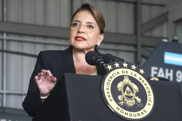 <i>Foto de archivo de la presidenta de Honduras, Xiomara Castro.EFE/STR</i>