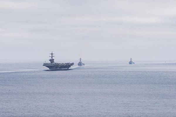 La Casa Blanca subrayó que muchos países latinoamericanos apoyan la iniciativa militar de EEUU, que incluye un gran despliegue de varios buques e infantes de marina en el Caribe. Foto cortesía