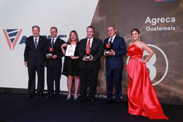 FOTOGALERÍA: Así se vivió la gala de Los Mejores Lugares para Trabajar en Centroamérica 2020