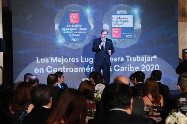 FOTOGALERÍA: Así se vivió la gala de Los Mejores Lugares para Trabajar en Centroamérica 2020