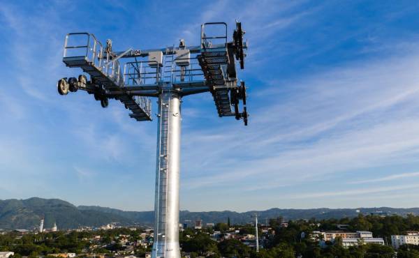 <i>El proyecto corresponde a la primera línea del sistema de transporte por cable, que conectará los distritos de Mejicanos y San Salvador. Foto de cortesía</i>