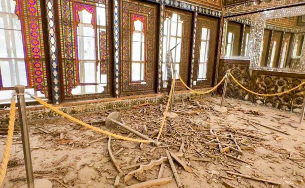 <i>El palacio de Golestan, en Teheran. Patrimonio de la Humanidad, fue residencia de los antiguos emperadores de Persia. Foto de cortesía</i>