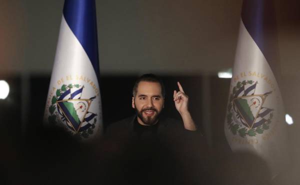 <i>Fotografía del presidente de El Salvador, Nayib Bukele. EFE/ Rodrigo Sura</i>