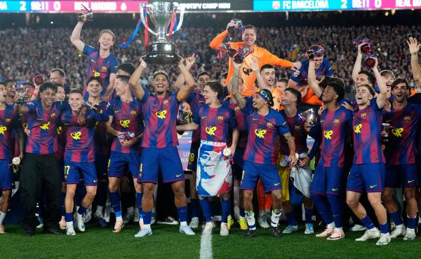 <i>El Barcelona logró su segunda Liga consecutiva, también la segunda de la era Flick y la primera conquistada en un clásico contra el Real Madrid. Foto de cortesía</i>