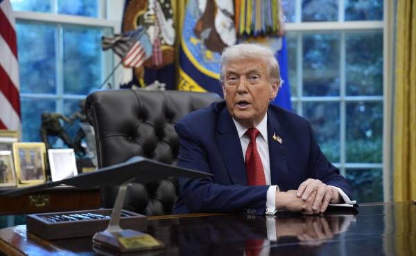 <i>El presidente de EE.UU. Donald Trump. EFE/EPA/YURI GRIPAS / POOL</i>