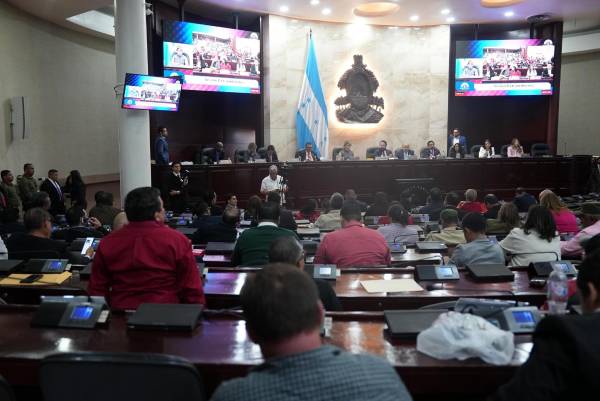 <i>La iniciativa de un nuevo escrutinio aprobada por los diputados de Libre es rechazada por la oposición. Foto de cortesía</i>