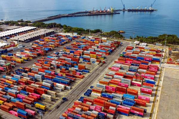 <i>Imagen que muestra el Puerto de Acajutla, El Salvador. FOTO GOBIERNO DE EL SALVADOR</i>