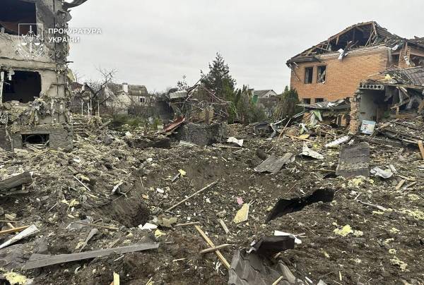 <i>Imagen de los restos de un ataque ruso en una ciudad ucraniana. EFE/EPA/Dnipropetrovsk Regional State Administration </i>