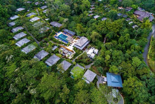 <i>Foto aérea de Nayara Springs, Costa Rica. FOTO TRIPADVISOR</i>