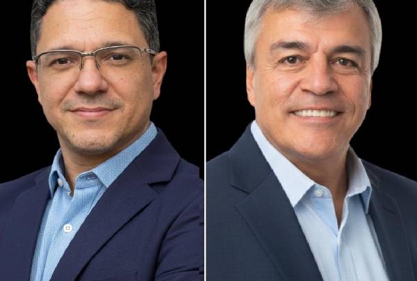 <i>Juan Barahona (Country Manager de Liberty Networks Honduras) y Juan David Correa (Director de Tecnología de la Información y las Comunicaciones (TIC) de Liberty Networks). (Fotos: Cortesía)</i>